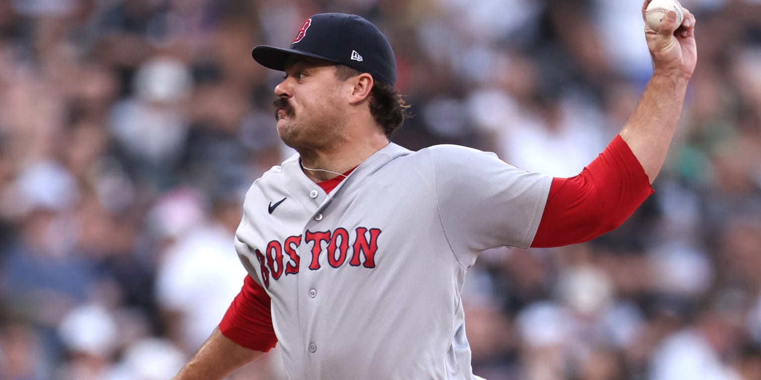 Boston Red Sox pitcher Payton Tolle delivering a pitch during the 2026 season